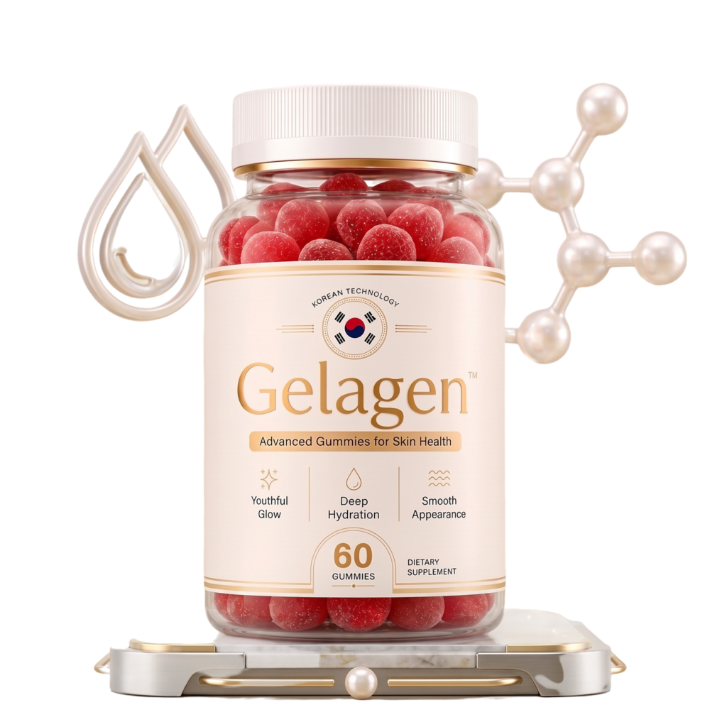 Gelagen beauty gummies for skin hydration and youthful-looking skin